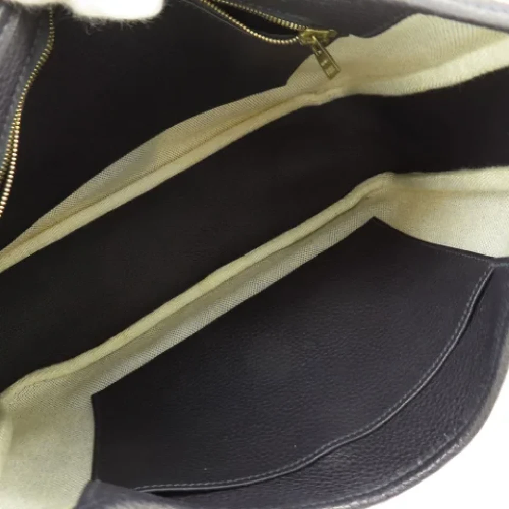 Hermès Vintage Pre-owned Fabric shoulder-bags Beige Dames