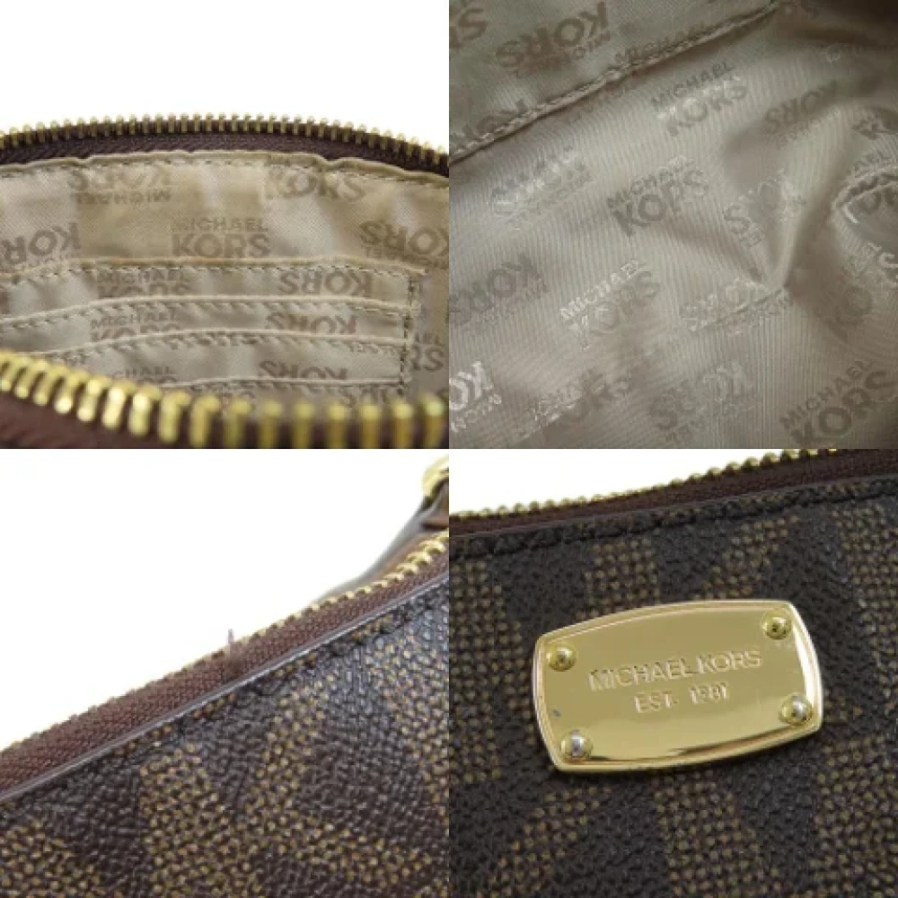 Michael Kors Pre-owned Plastic handbags Brown Dames