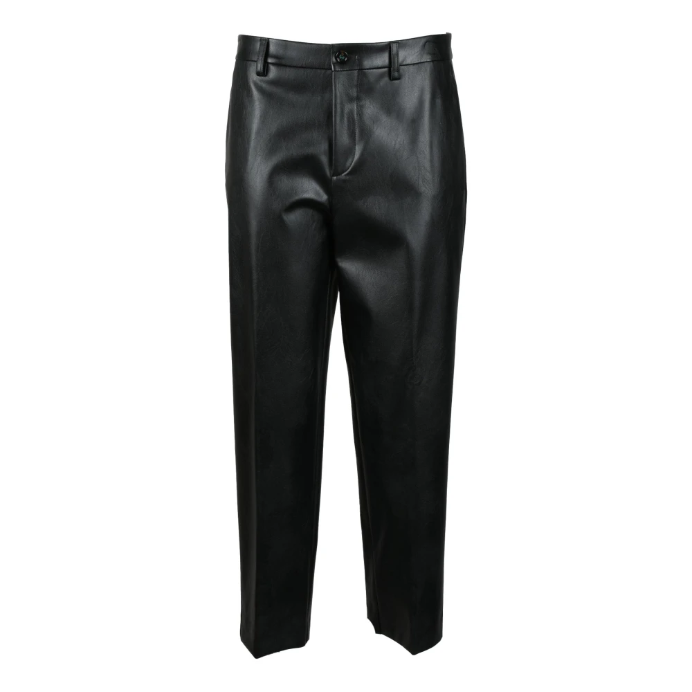 Berwich Elegante Viscose Polyurethaan Broek Black Dames