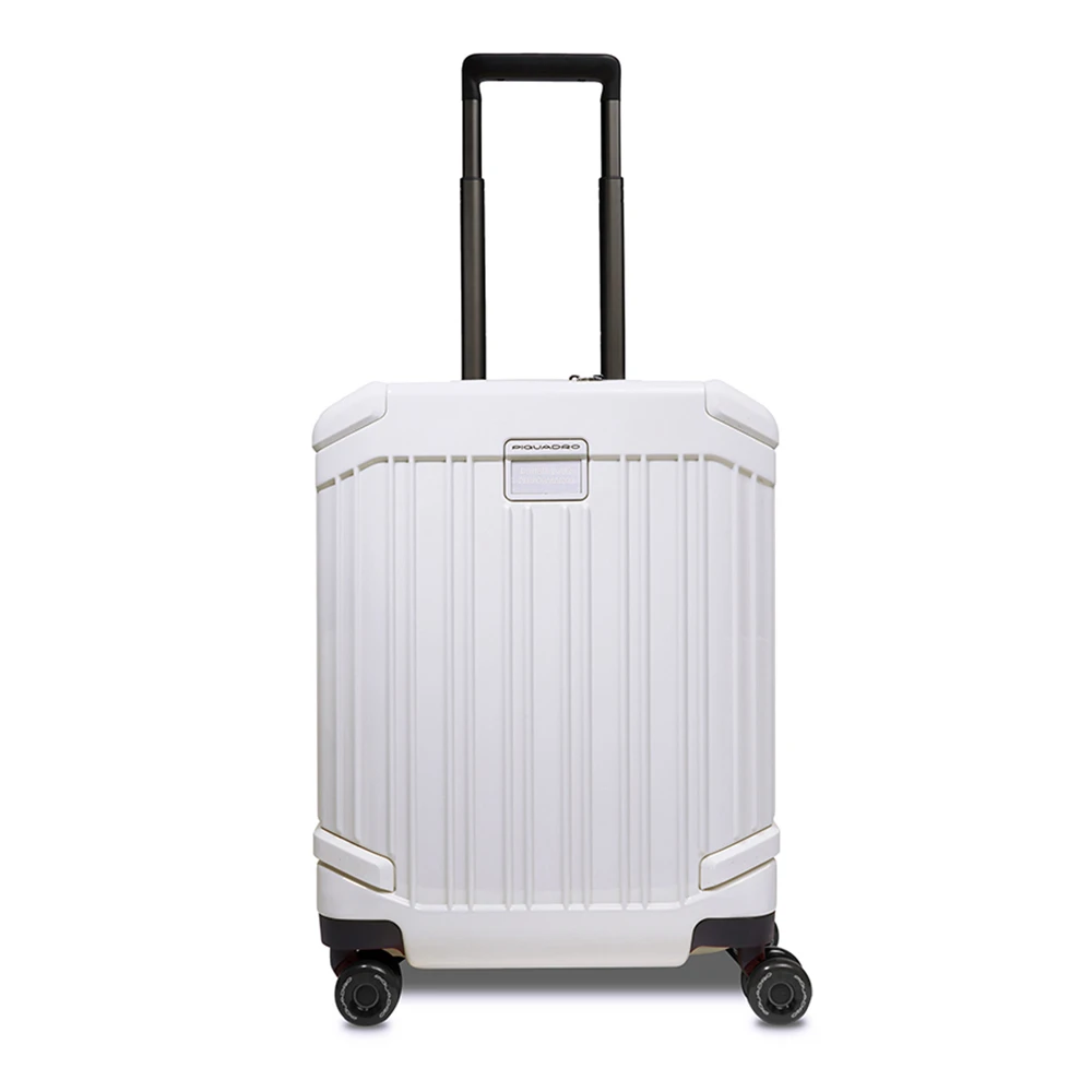 Piquadro Unisex Vit Resväskor One Size, 4 Wheel Cabin Suitcase