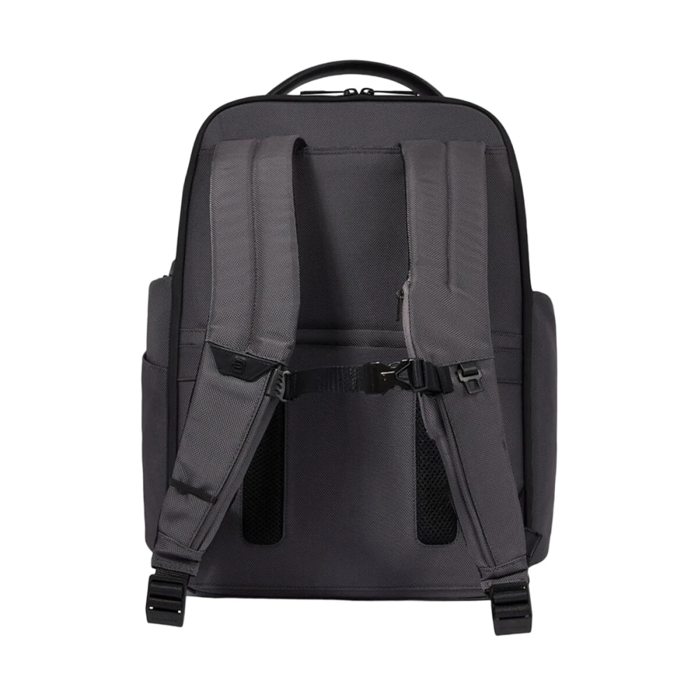 Piquadro Multicolor Leren en Stoffen Rugzak Gray Heren