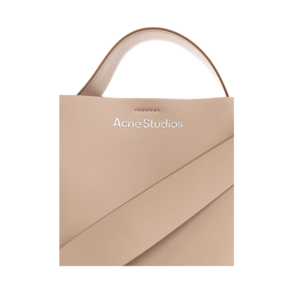 Acne Studios Musubi Mini Schoudertas Beige Dames