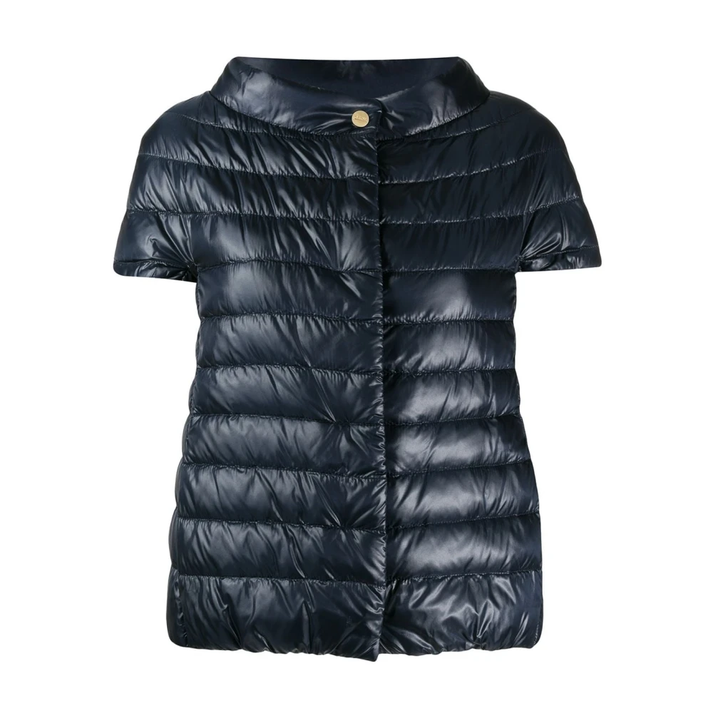 Herno Blauwe Piumino Donsjas voor Dames Blue Dames