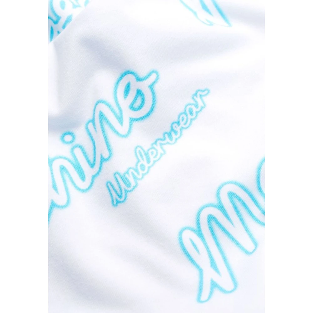 Moschino Mannen Underbear Toy T-shirt White Heren