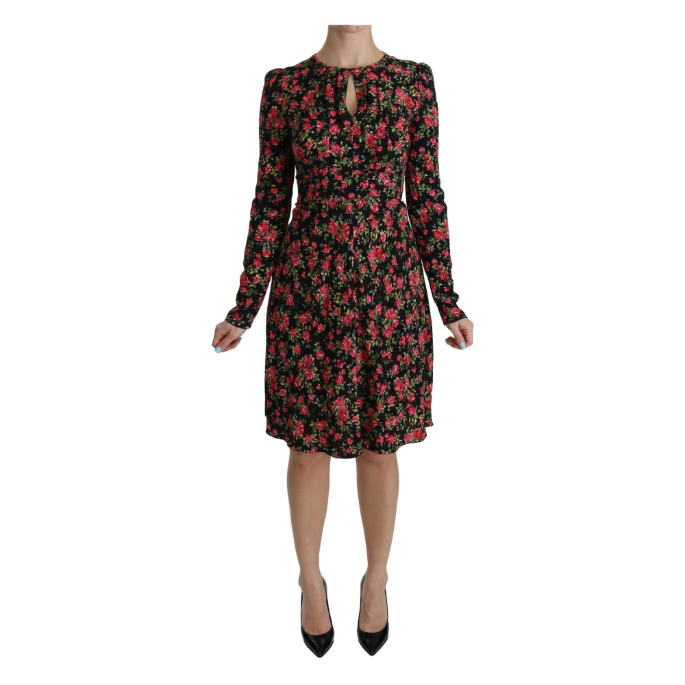 Dolce & Gabbana Women's Floral A-Line Knee Length Dress