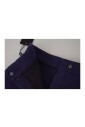 blue-high-waist-silk-blend-shorts