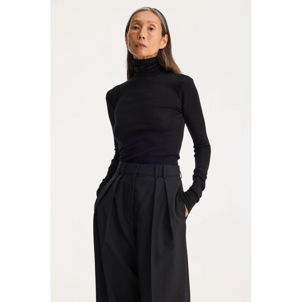 Róhe Zachte wollen coltrui Black Dames