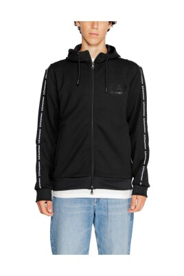 black-polyester-zipup-hoodie-sweater