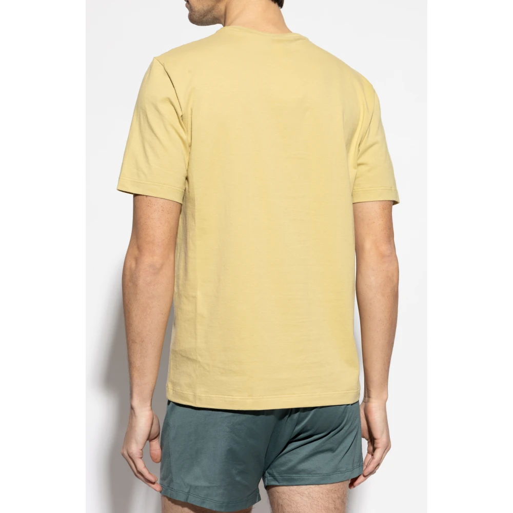 Hanro T-shirt Living Yellow Heren
