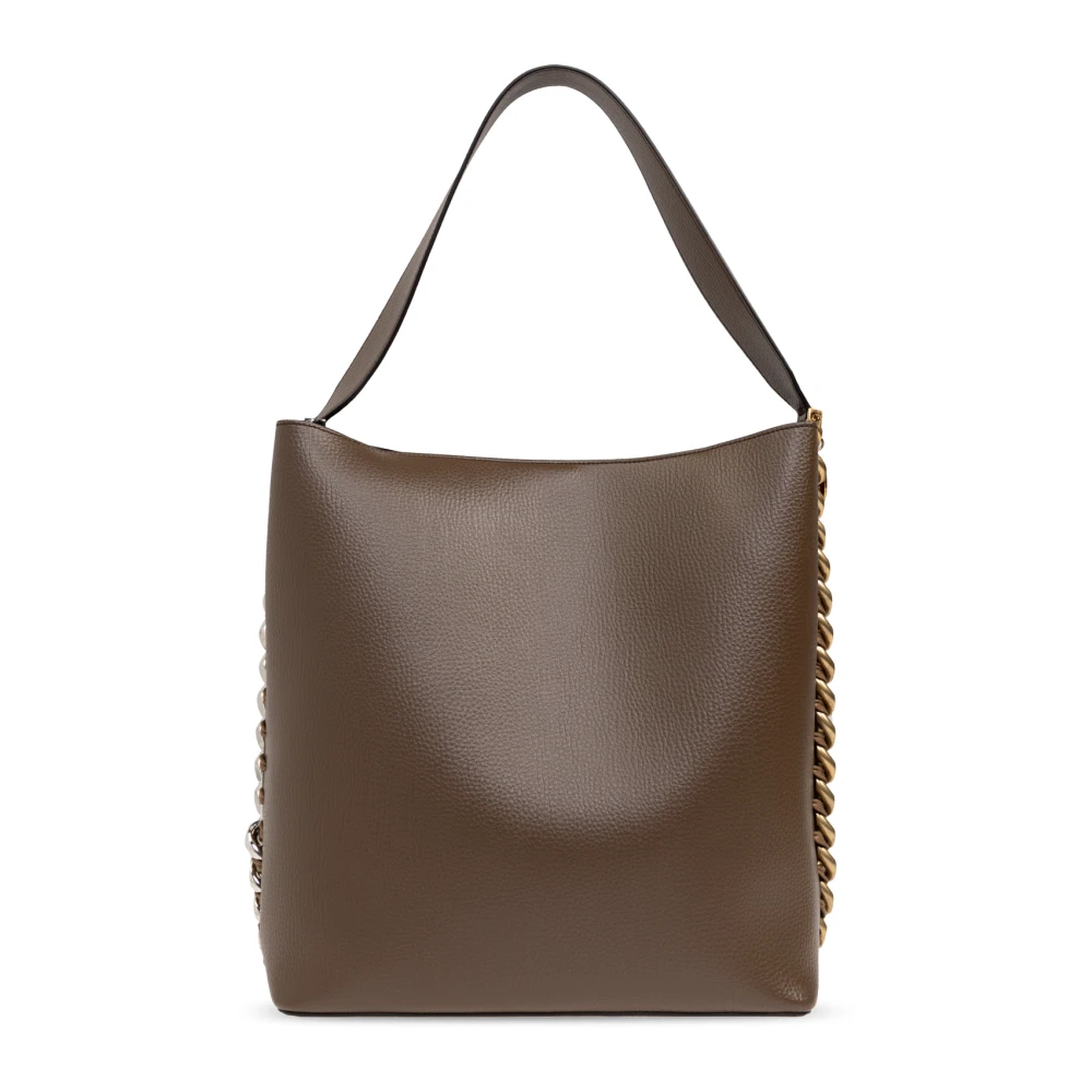 Stella Mccartney Frayme bucket-style schoudertas Brown Dames