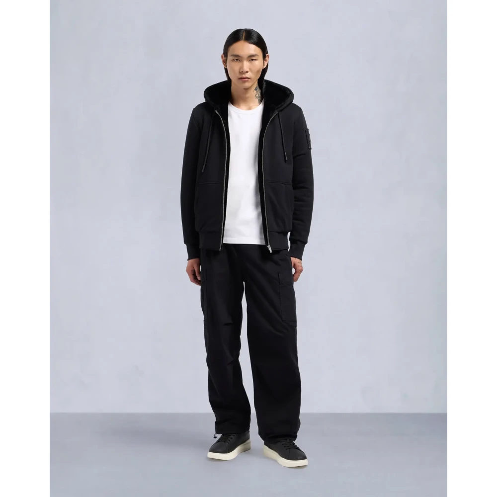 Moose Knuckles Classic Zwarte Bunny Jacket Black Heren