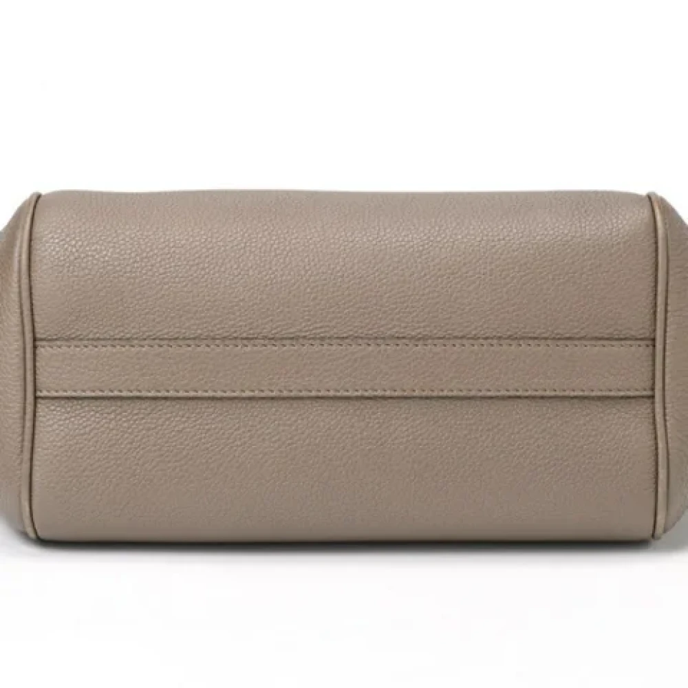 Celine Vintage Pre-owned Leather totes Gray Dames