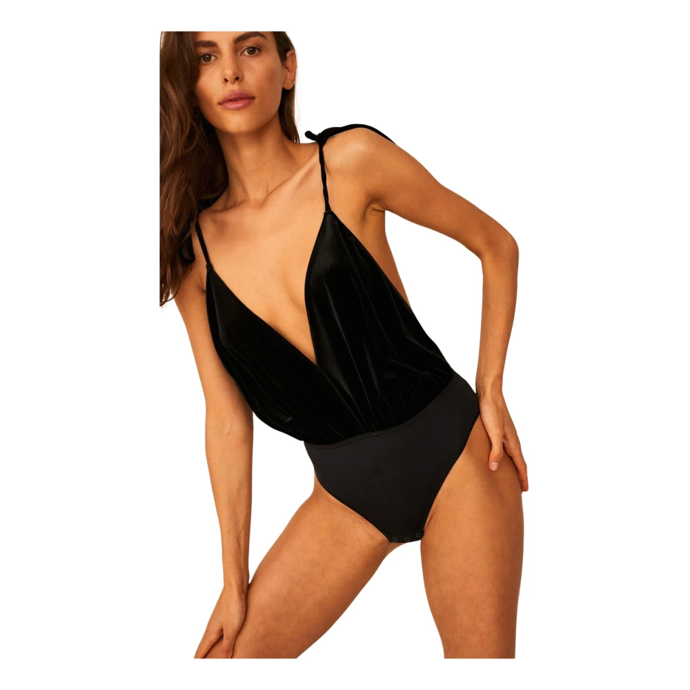 Undress Code Once in a Blue Moon Bodysuit Black Dames