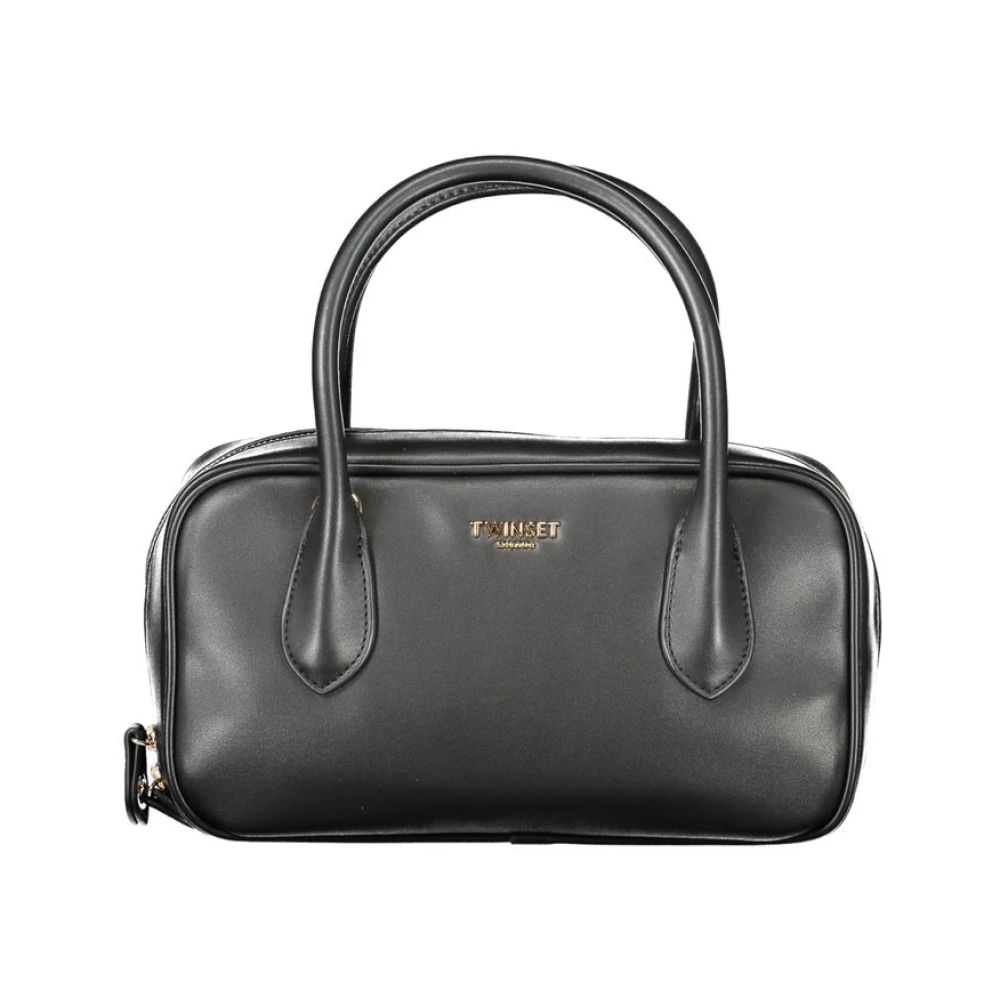 Twinset Women's Black Handbags, One Size, Top Handle Bag