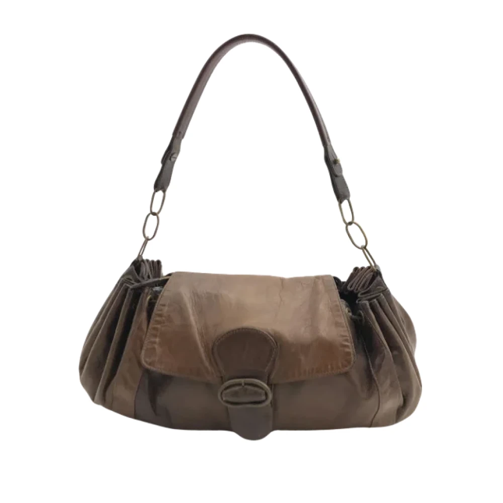 Marni Pre-owned Leather shoulder-bags Brown Dames