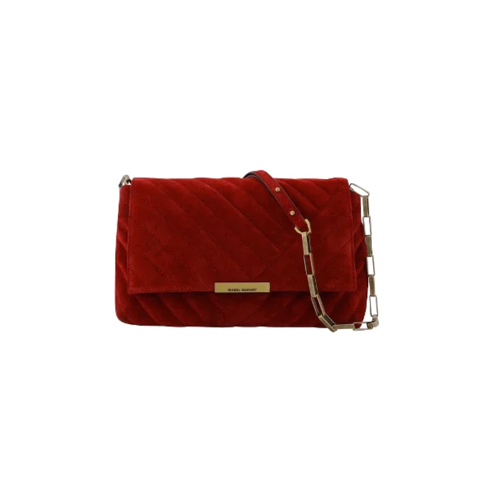 Isabel marant Leather shoulder-bags Red Dames