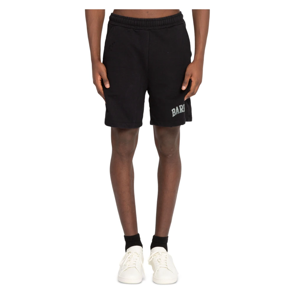 Barrow Retro Sweat Shorts Black Heren