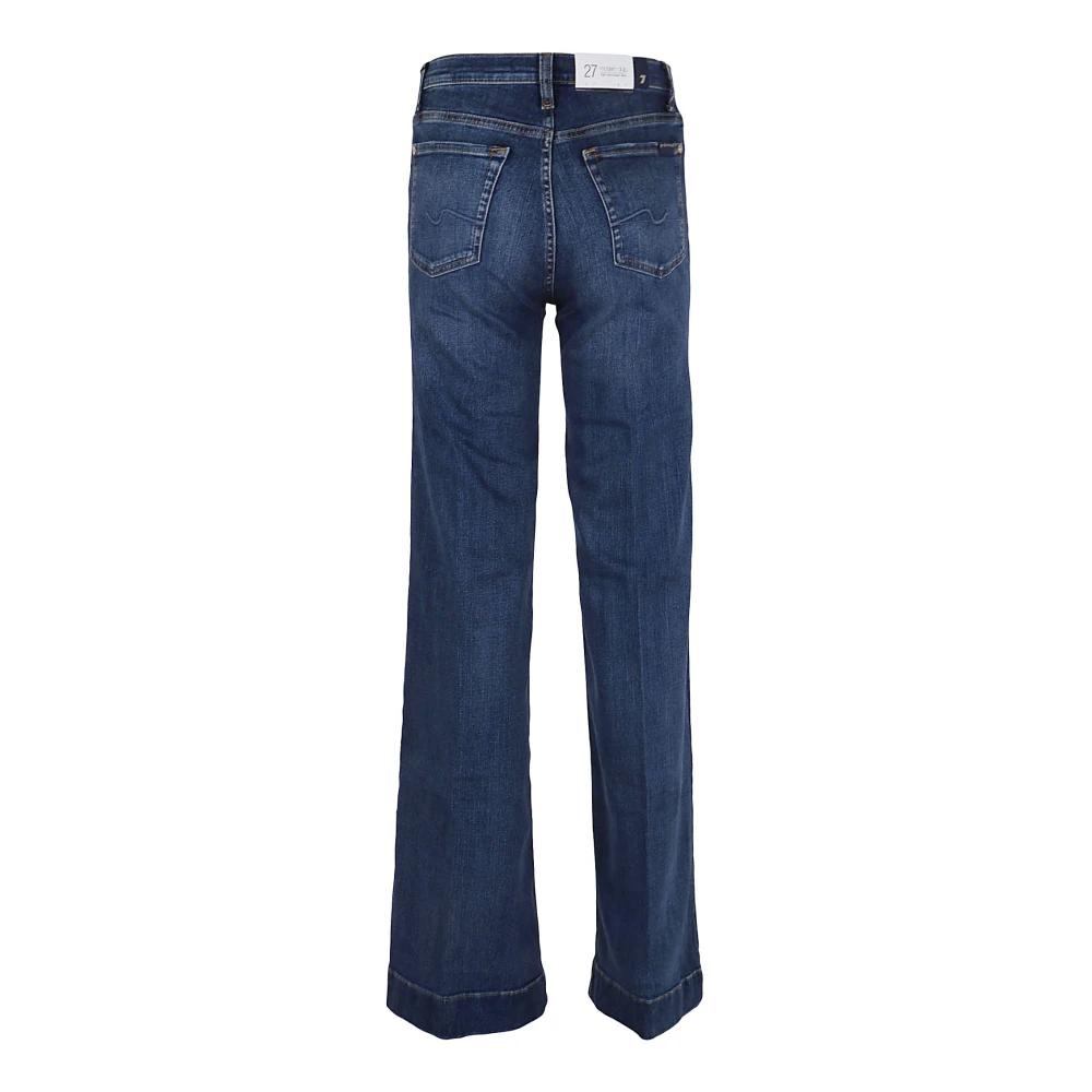 7 For All Mankind Blauwe Flared Jeans Modern Dojo Blue Dames