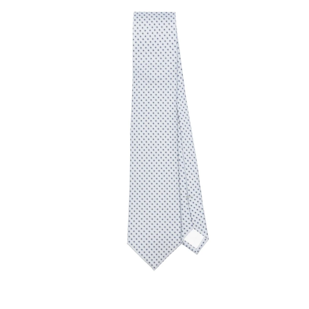 Corneliani Multicolor Zijden Stropdas voor Mannen Blue Heren