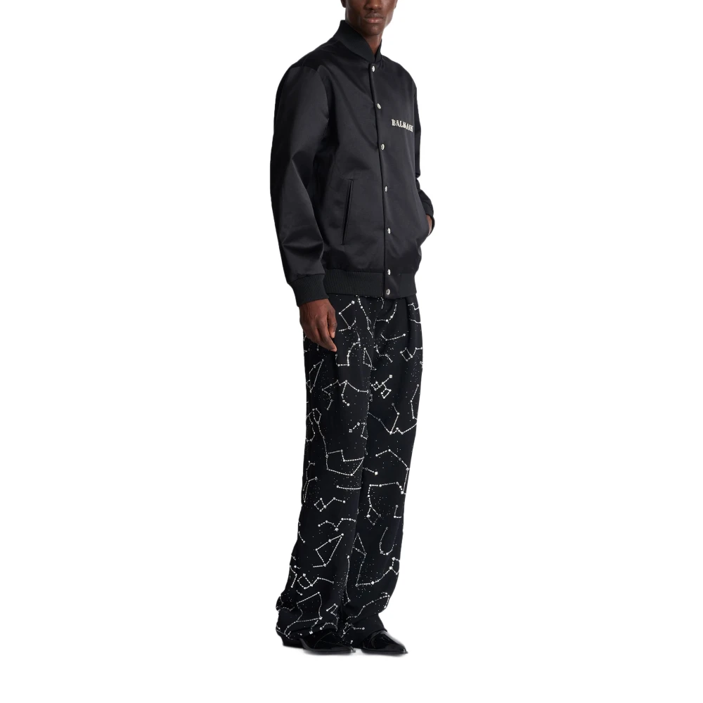 Balmain Bomber Jackets Black Heren