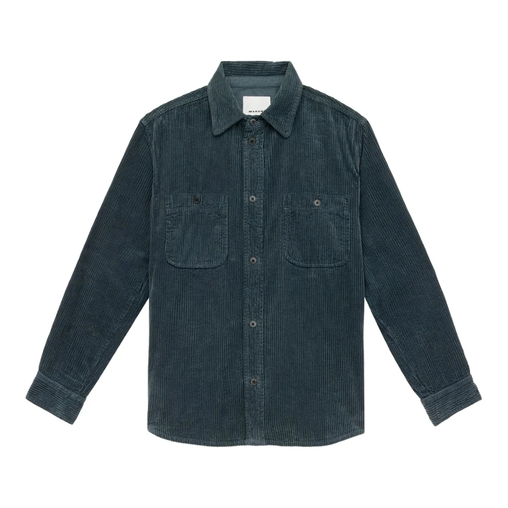 Isabel Marant Mannelijk Blauw Stijlvolle Overhemden Collectie