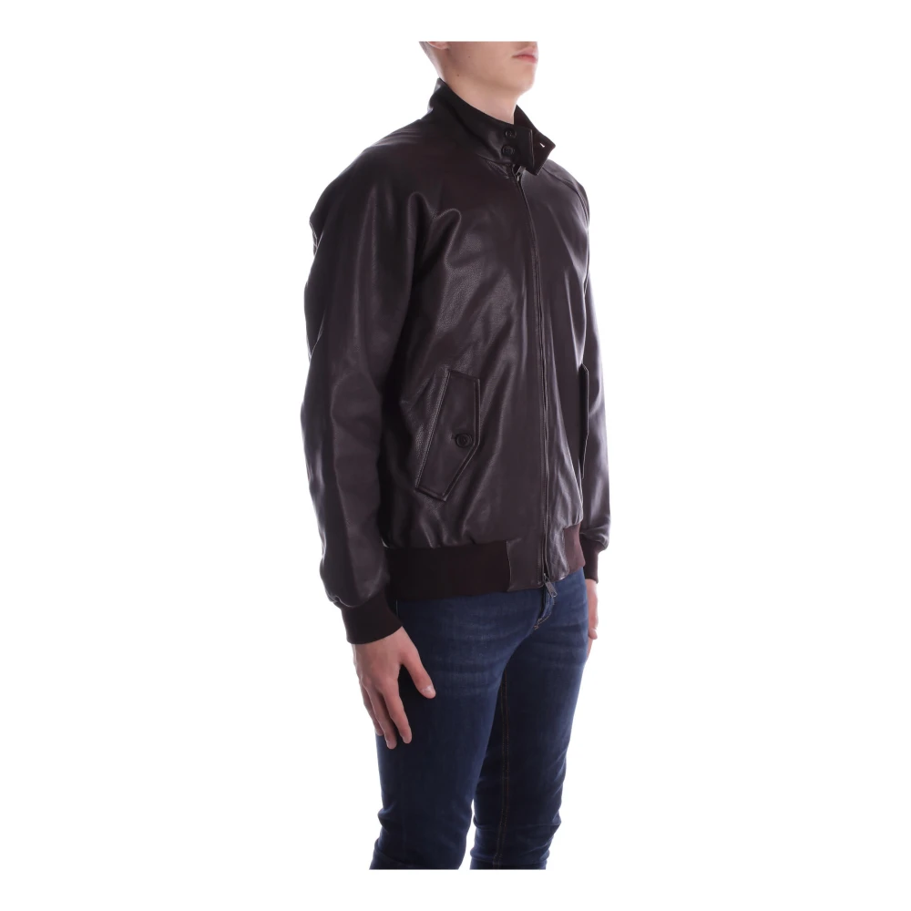 Baracuta Herenjas met rits en knopen Brown Heren