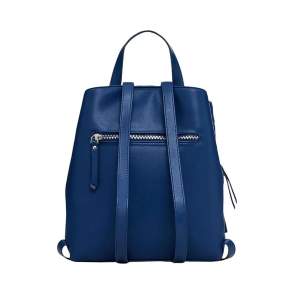 Desigual Blauwe Polyurethaan Rugzak met Strak Ontwerp Blue Dames