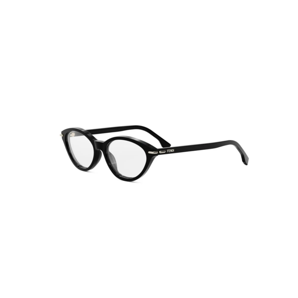 Fendi Women's Black Glasses, 53 Mm, Selleria Cat Eye Optical Frame