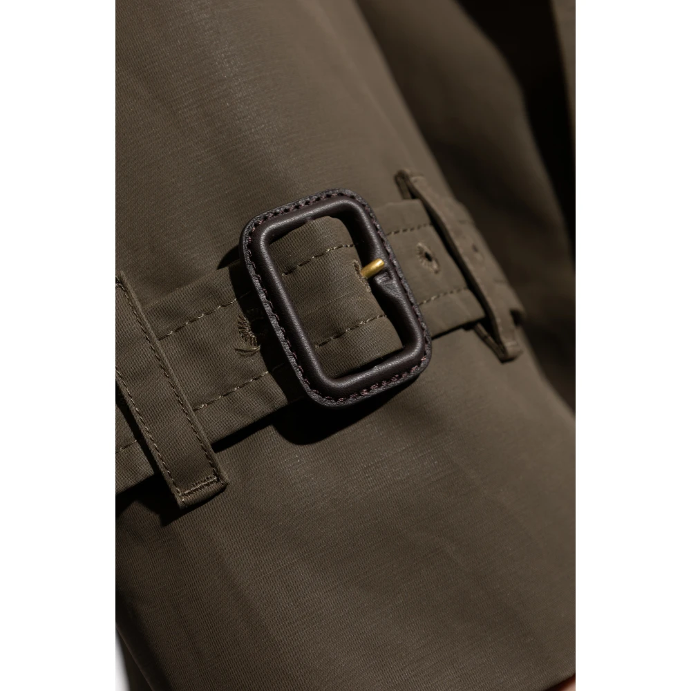 Burberry Trenchcoat met riem Green Heren