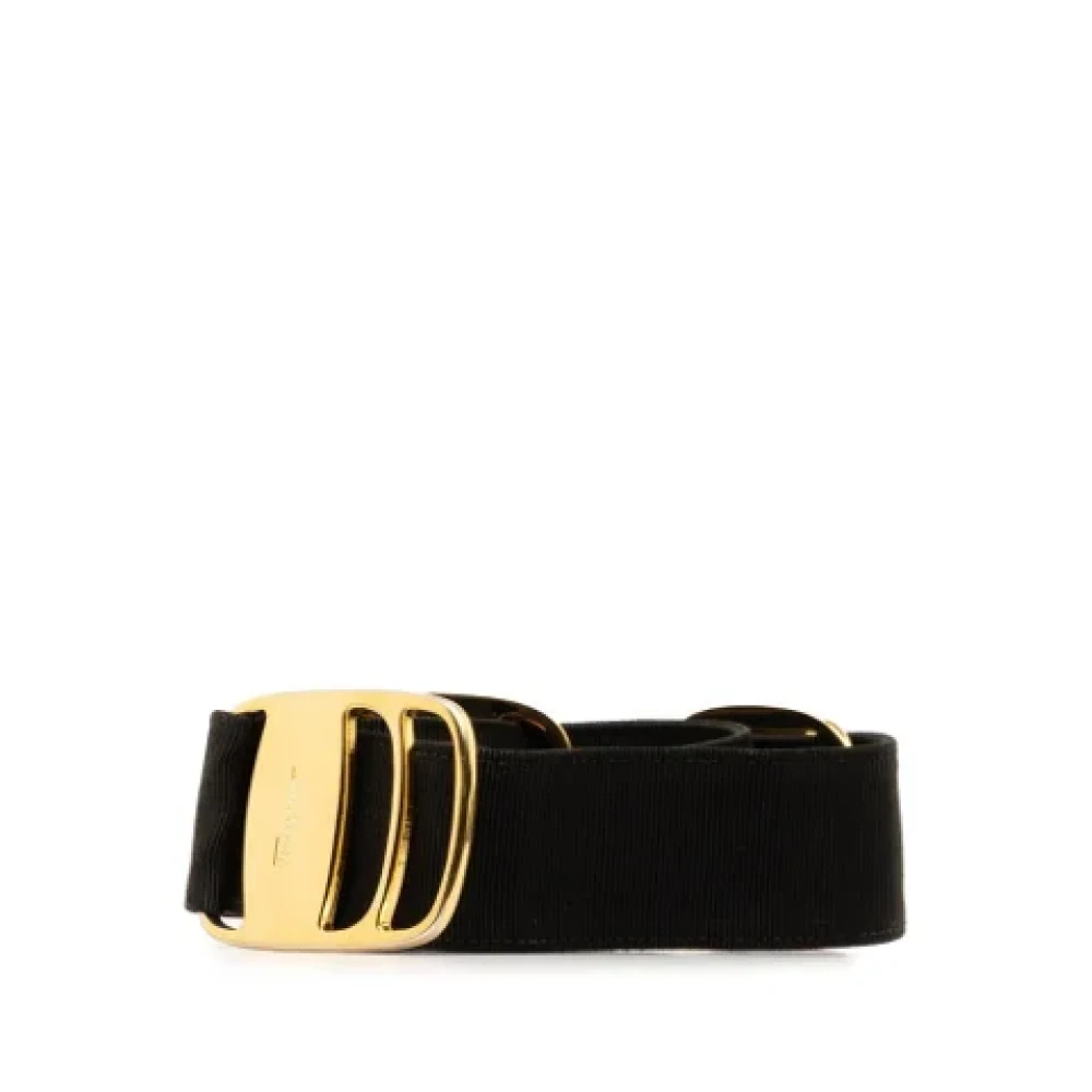 Salvatore Ferragamo Pre-owned Leather belts Black Dames