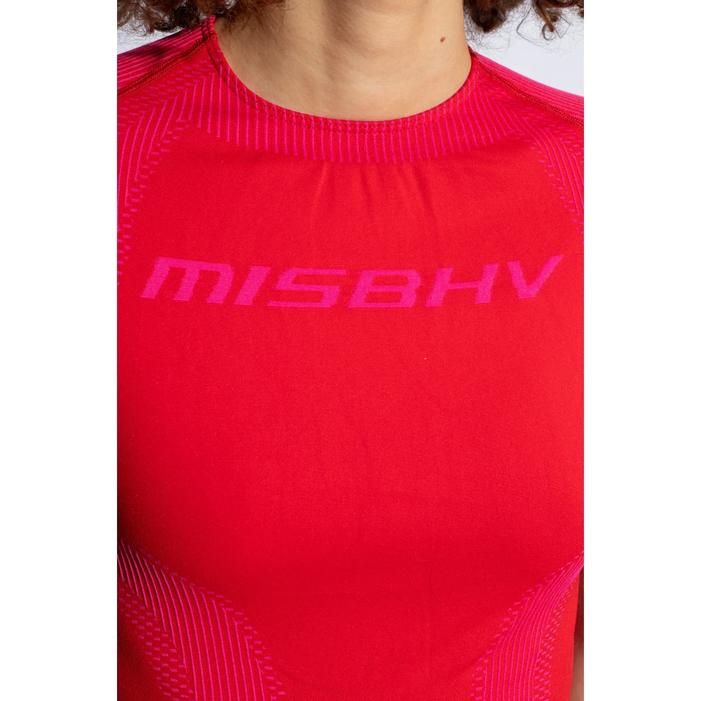 Misbhv Top met logo Red Dames