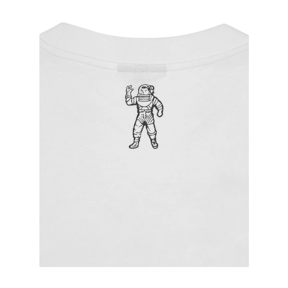 Billionaire Wit Logo Print Crew Neck T-shirts White Heren
