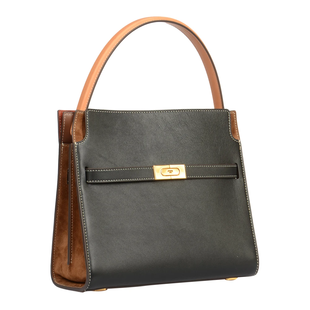 TORY BURCH Zwarte Dubbele Tas voor Vrouwen Black Dames