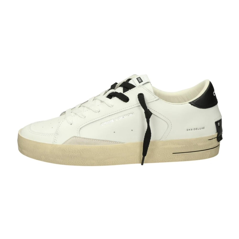 Crime London Låga Sneakers White, Herr