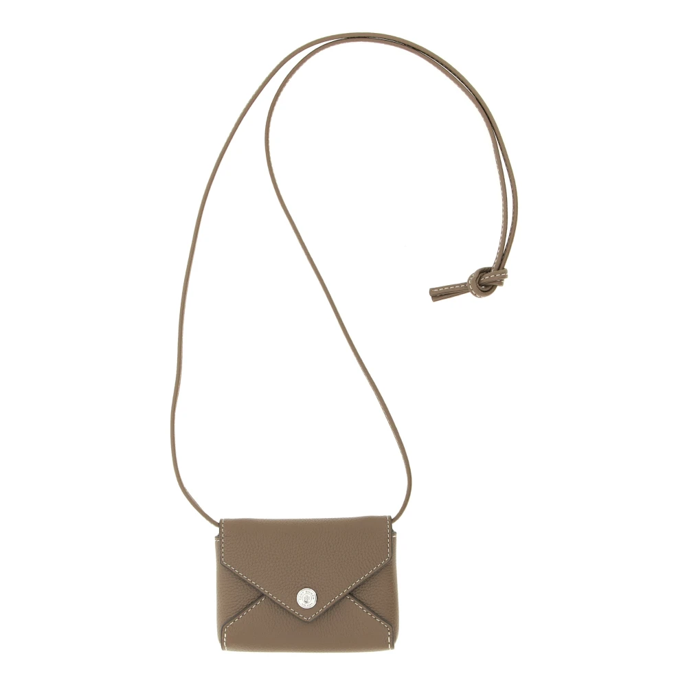 Tory Burch Women's Brown Wallets & Cardholders, One Size, Card Case Lanyard