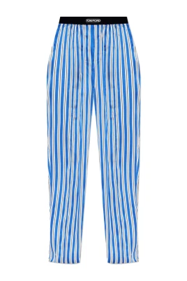 Printed Stretch Satin Pyjama Pant