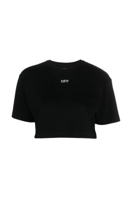 t-shirt-court-a-motif-tampon-noir-et-blanc