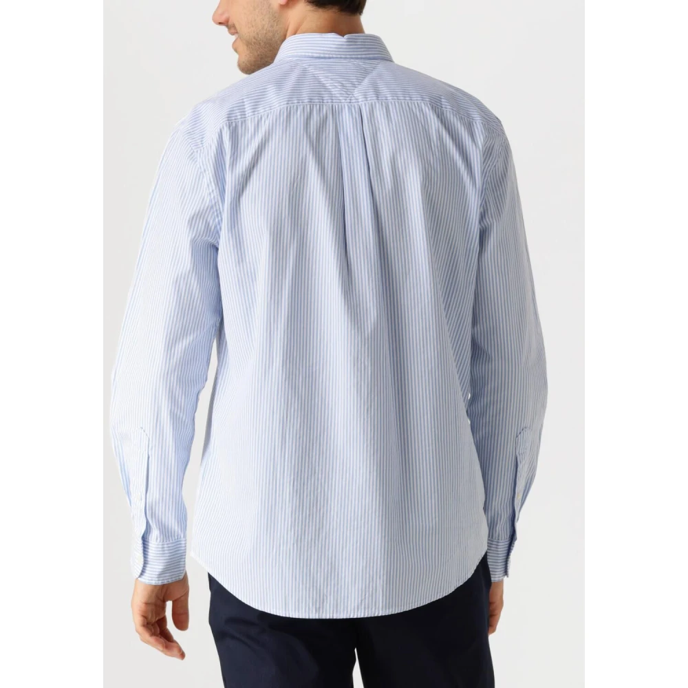 Tommy Hilfiger Klassieke Flex Poplin Business Overhemd Blue Heren
