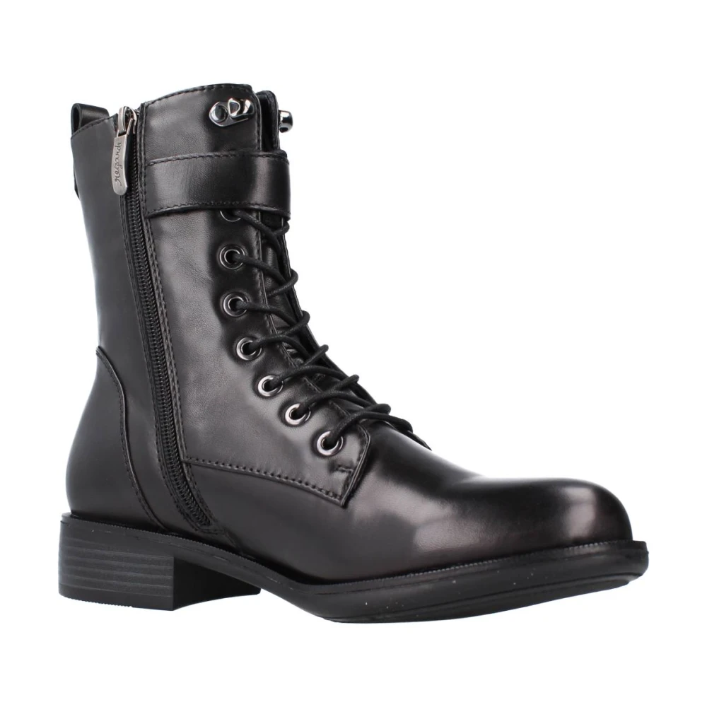 Regarde le Ciel Lace-up Boots Black Dames