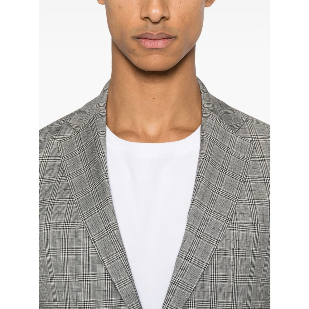 Hugo Boss Stijlvolle Blazer voor Mannen Gray Heren