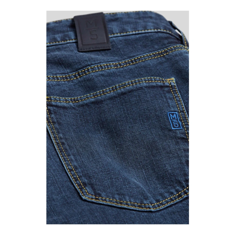 Meyer Slim Stretch Denim Jeans Blue Heren