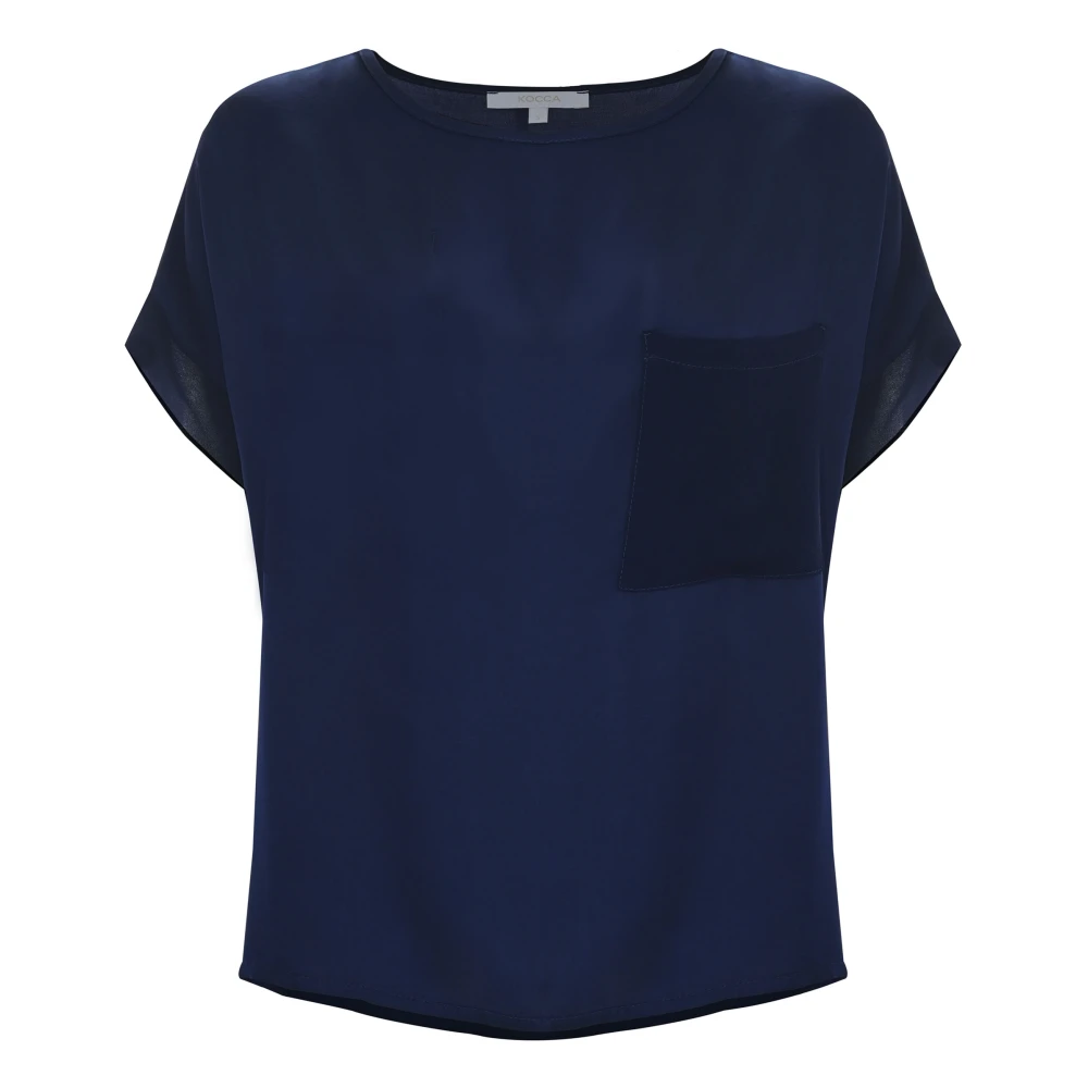 Kocca Stijlvolle Blouses voor Vrouwen Blue Dames