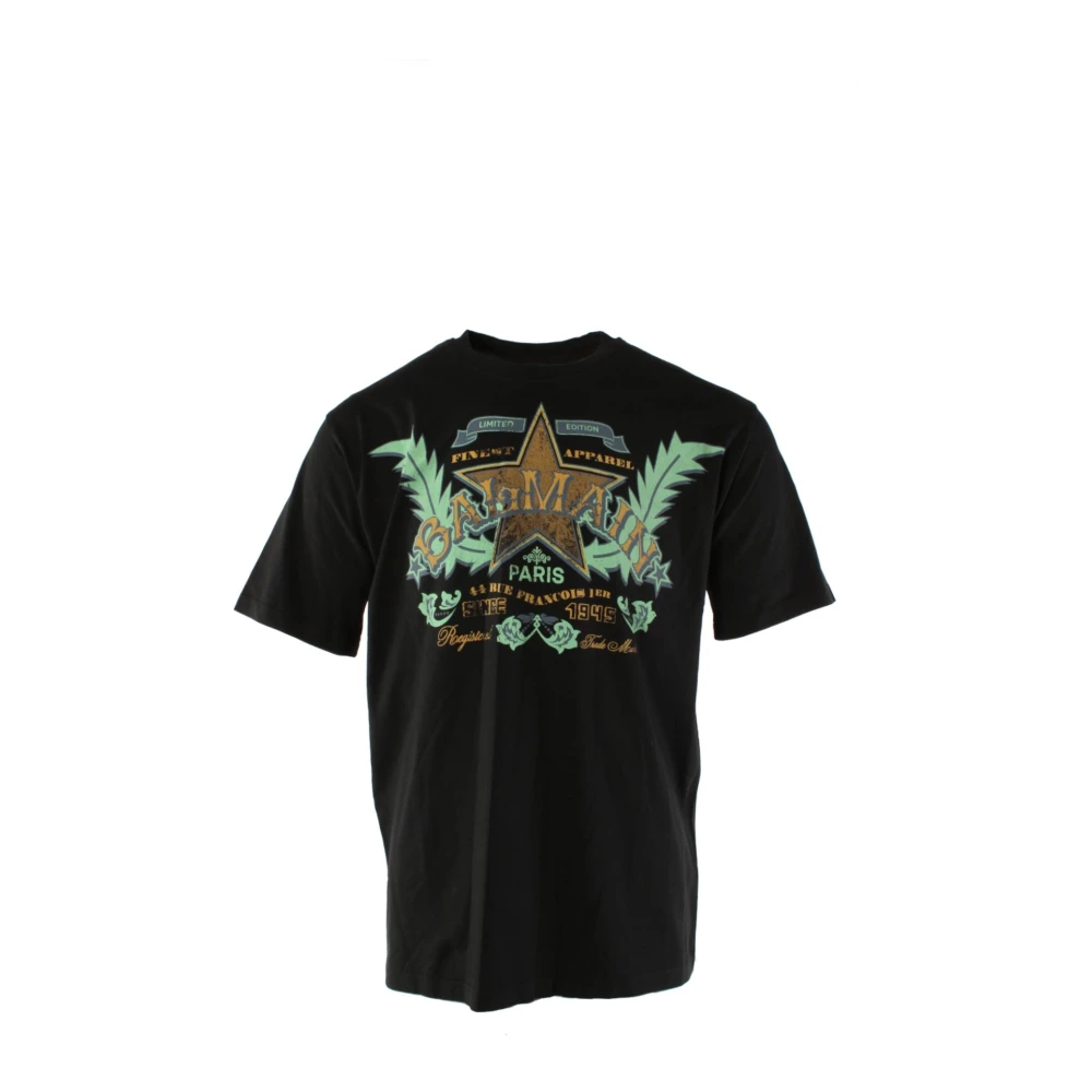Balmain - Tops > T-Shirts - Black - Balmain - Modalova