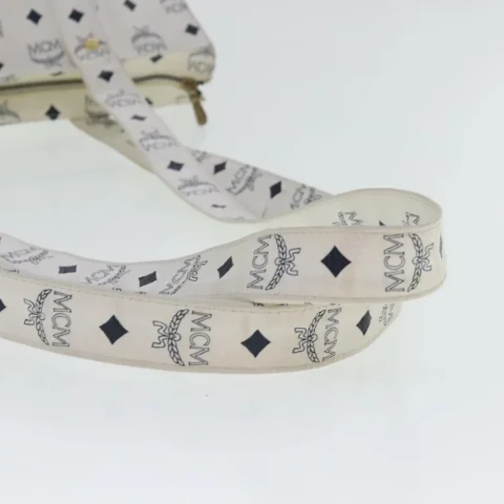 MCM Pre-owned Canvas totes White Dames
