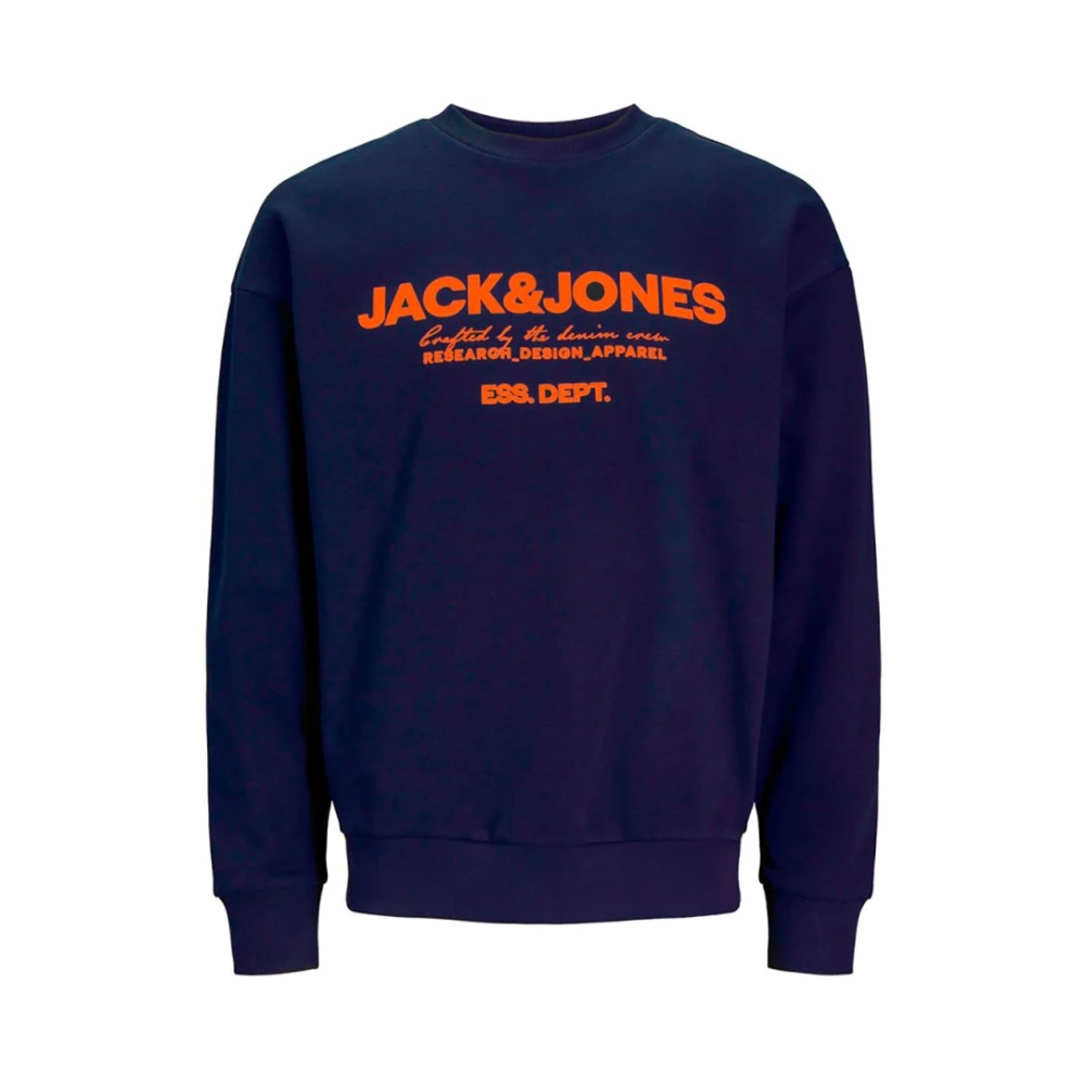 jack & jones Katoenmix Sweatshirt Gray Heren