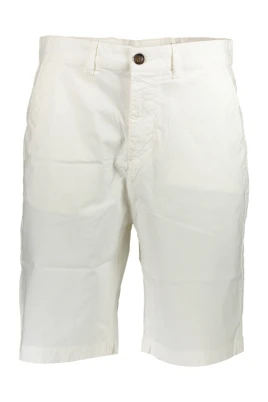 Vita Bermuda Shorts med Logotyp