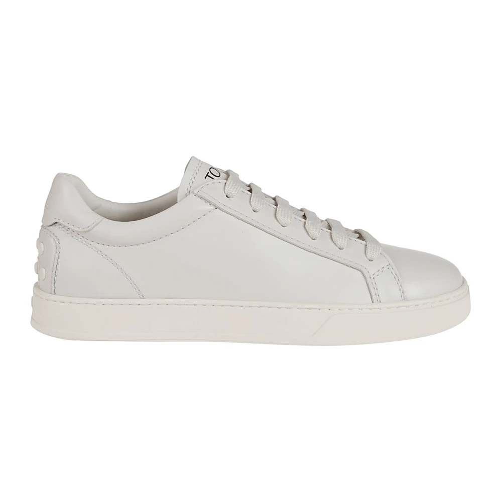 Tod's Men's White Sneakers, 8 1/2 Uk, Cassetta 04 Trainers