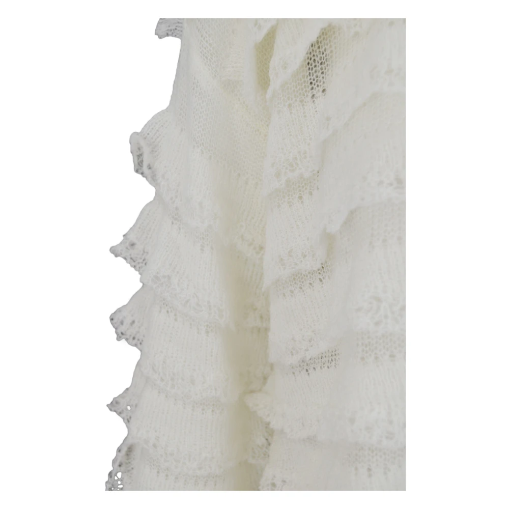 Twinset Sneeuwtrui Oversized Fit White Dames