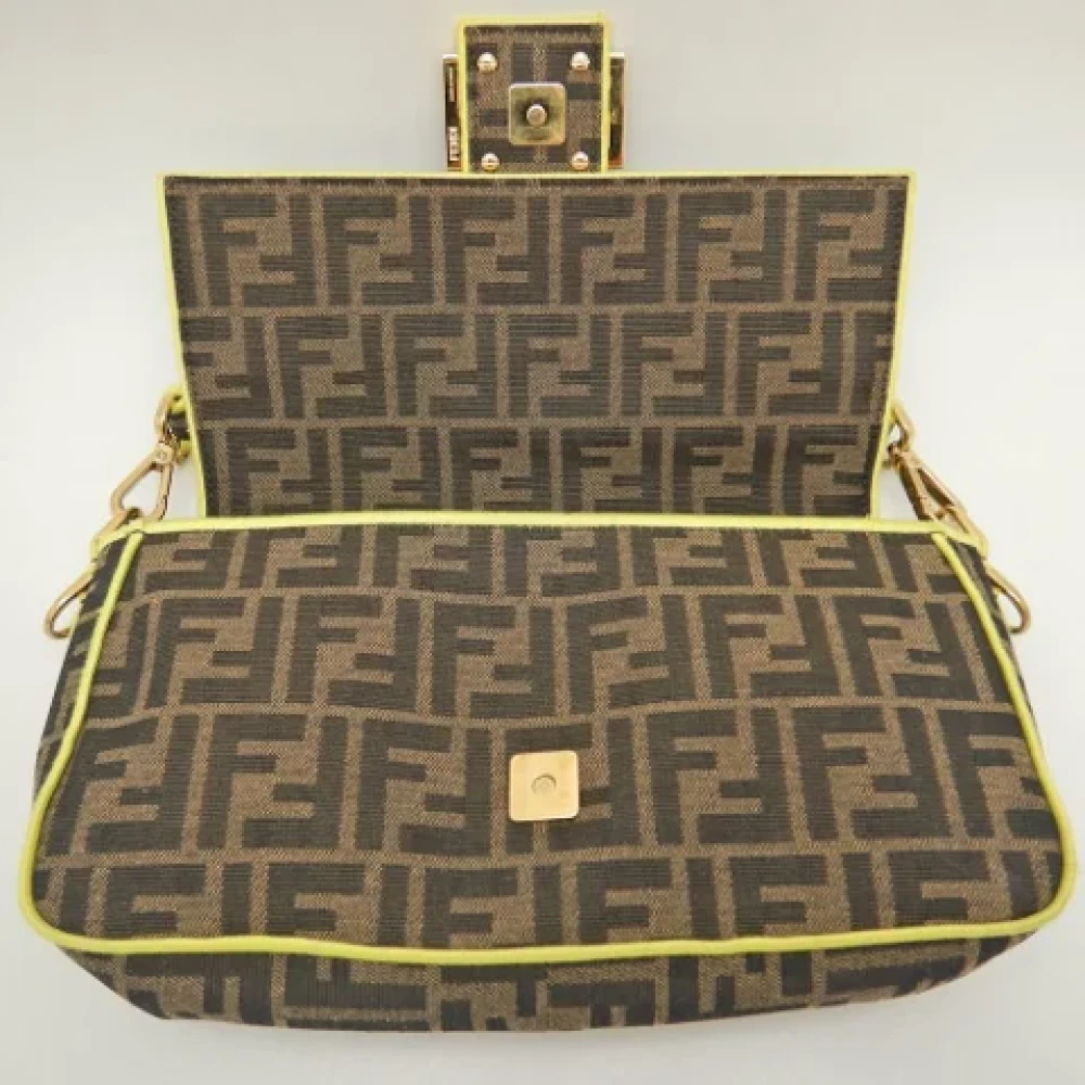 Fendi Vintage Pre-owned Fabric fendi-bags Beige Dames