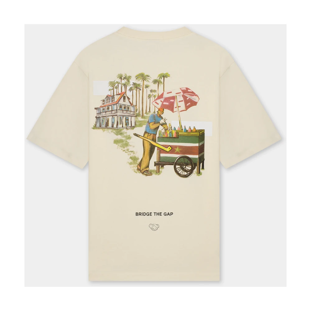 Filling Pieces T-shirt Ice Vendor Antique White Heren